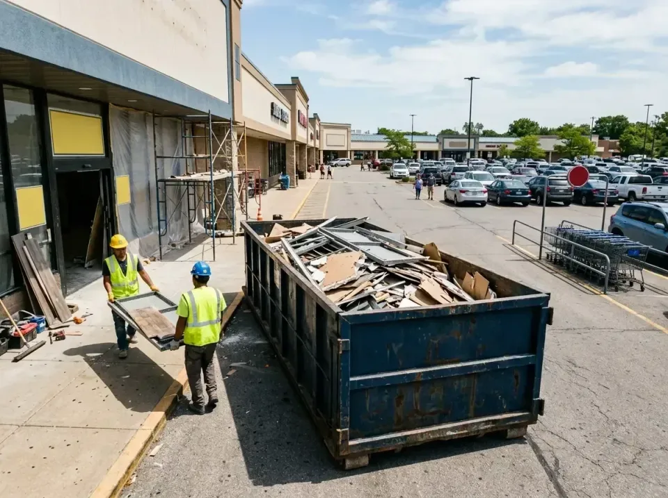retail-store-renovation-debris-003 — frequently asked questions, Roll-off Dumpster Rentals in Trenton, IL